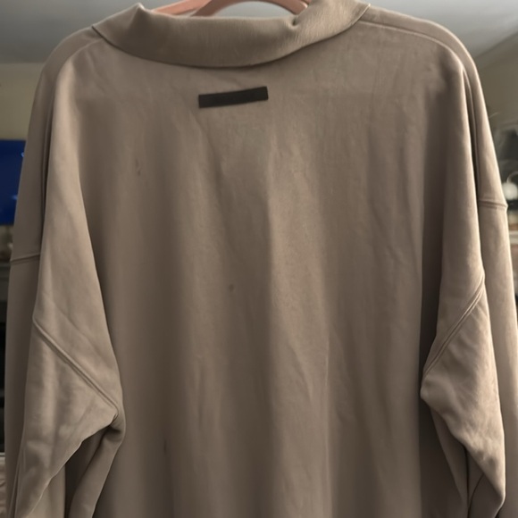 Fear of God Essentials Long Sleeve French Terry Polo- Size medium - Picture 4 of 5